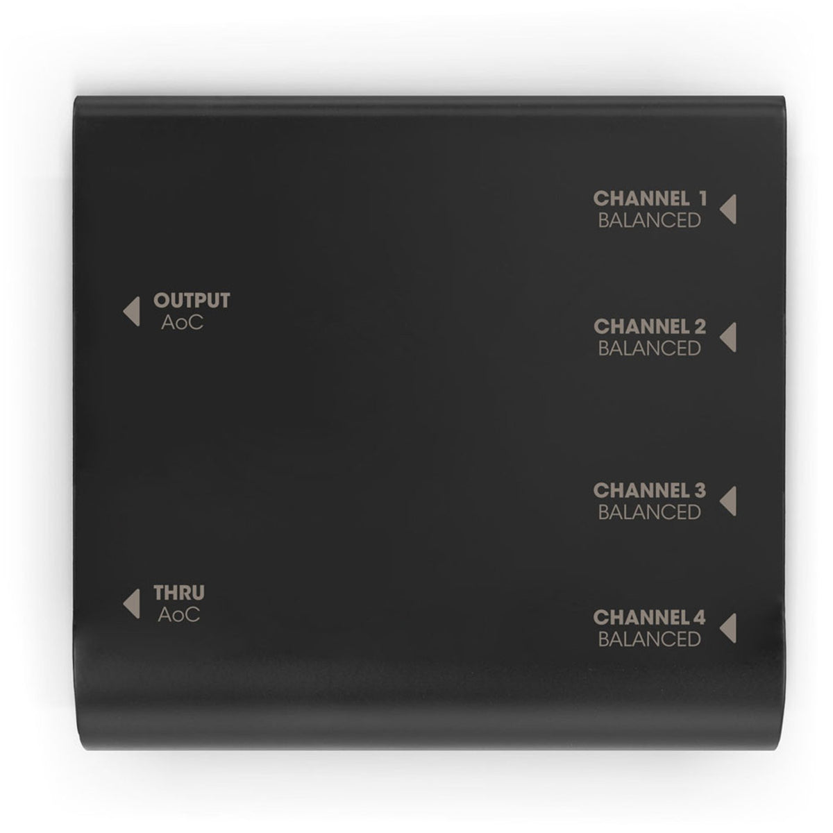 Palmer PAOCBXLRF AoC BOX XLRf - Audio over CAT 5 box from Ethercon to 4 XLR FEMALE