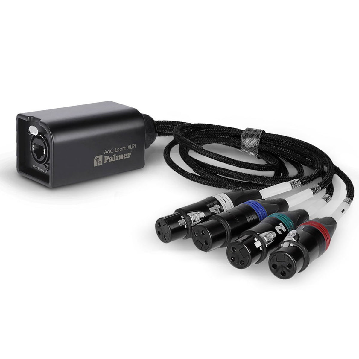 Palmer PAOCLXLRF AoC LOOM XLRf - Audio Over CAT Loom from etherCON to 4 XLR FEMALE