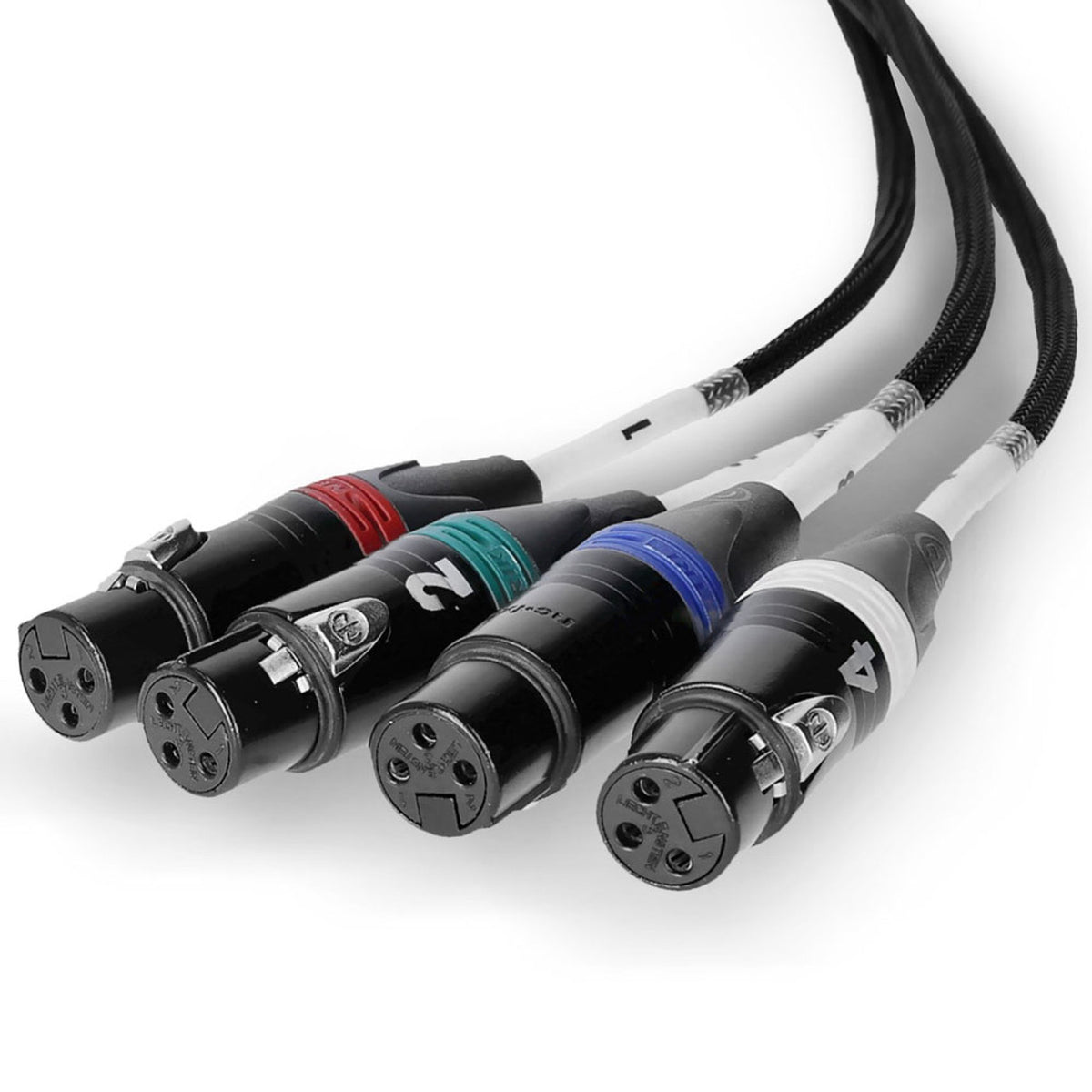 Palmer PAOCLXLRF AoC LOOM XLRf - Audio Over CAT Loom from etherCON to 4 XLR FEMALE