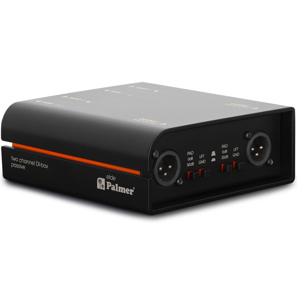 Palmer RIVER Elde Passive 2-Channel DI-Box