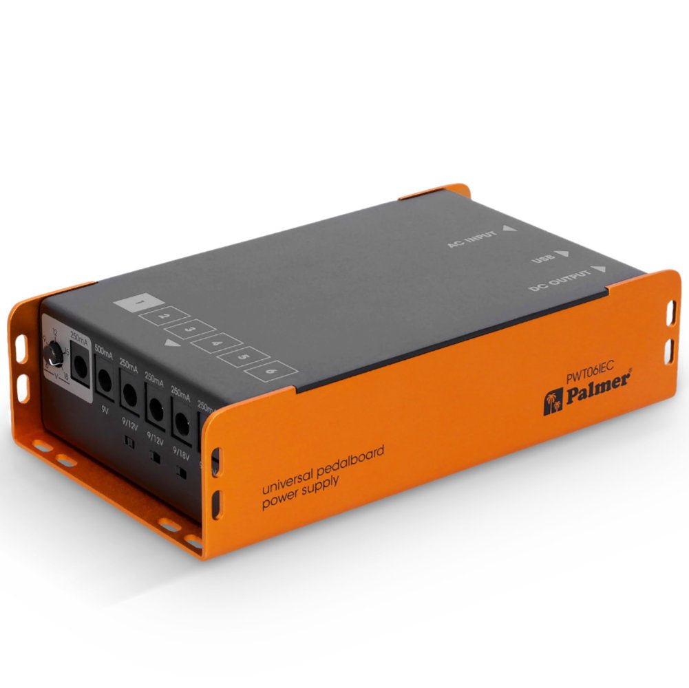 Palmer PWT 06 IEC Universal Pedalboard powersupply with USB