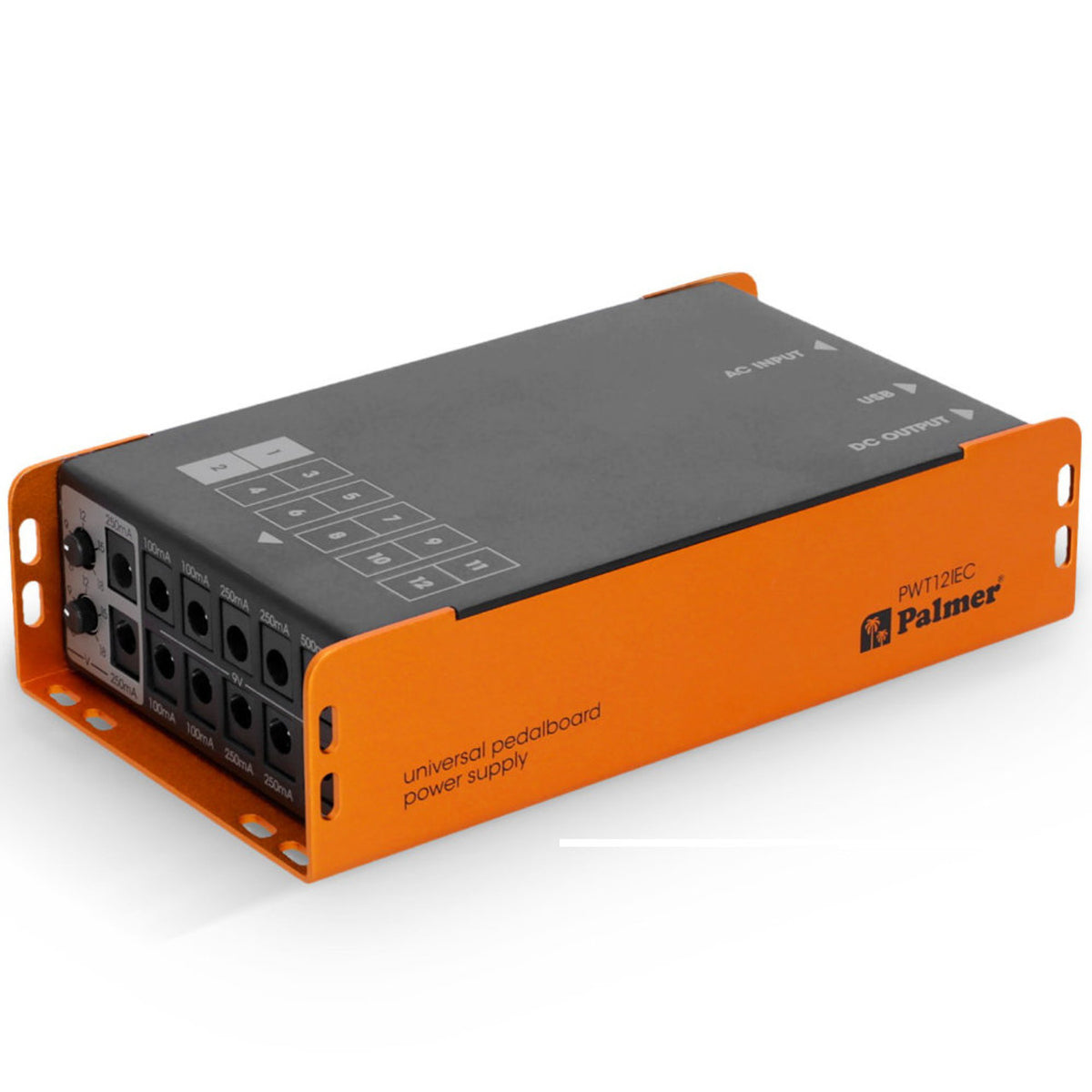 Palmer PWT 06 IEC Universal Pedalboard Power Supply with USB