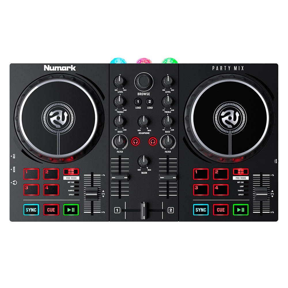 Numark Party Mix MKII DJ Controller with Audio and Lights
