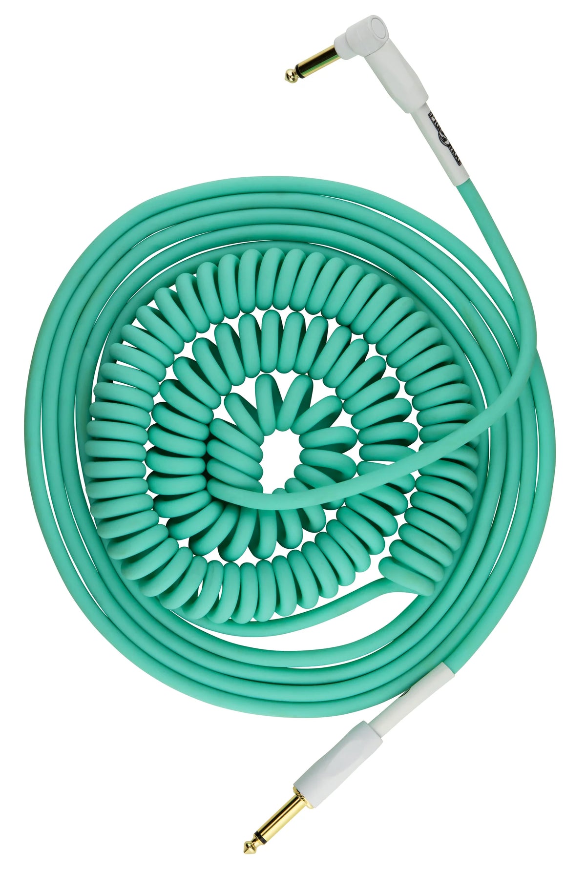 Pig Hog "Half Coil" Instrument Cable, 30 ft, Seafoam Green