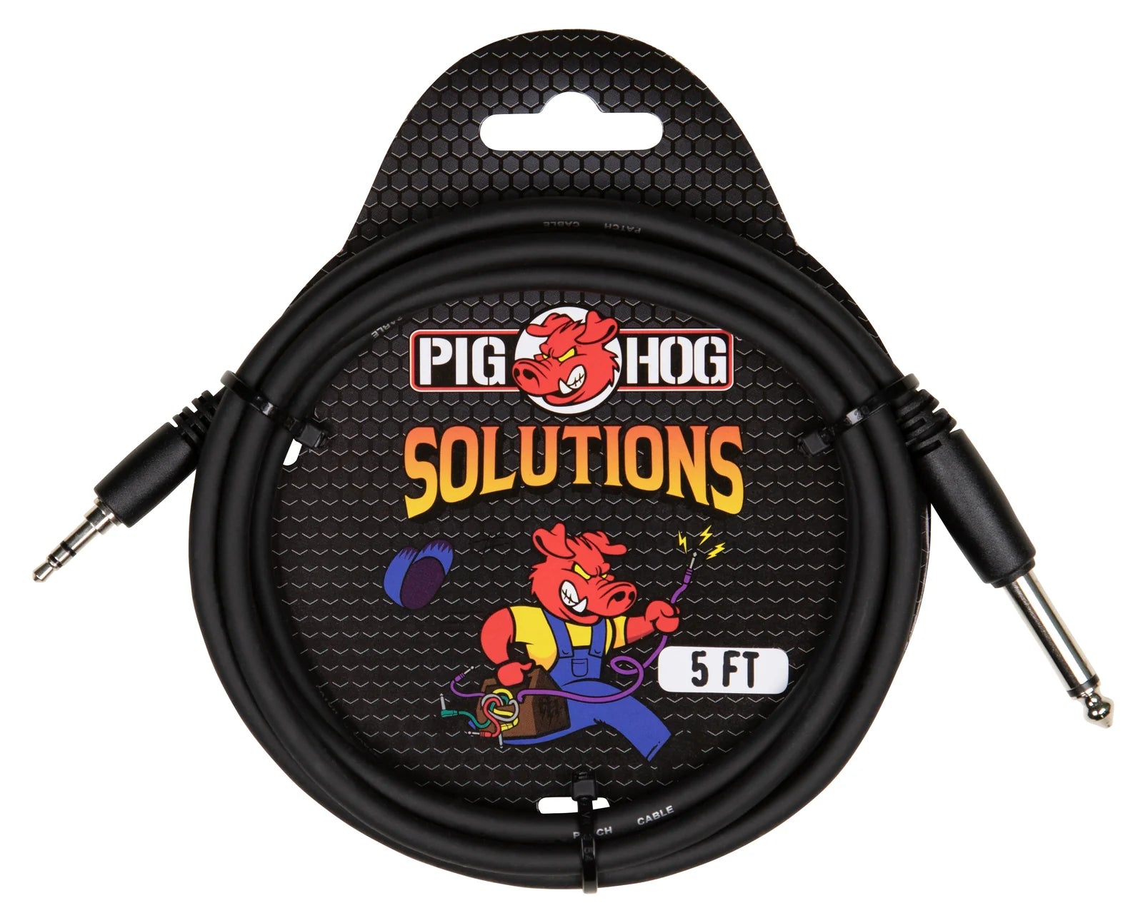 Pig Hog - 5ft 3.5mm TRS to 1/4" Mono