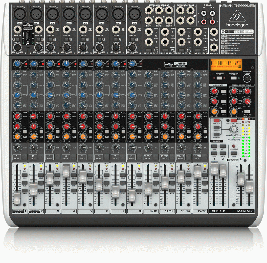 Behringer Xenyx  QX2222USB Mixer