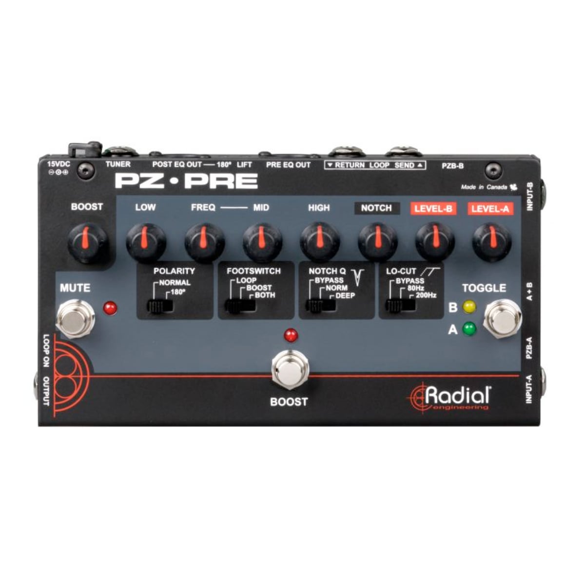 Radial Engineering Tonebone PZ-Pre Acoustic instrument preamp
