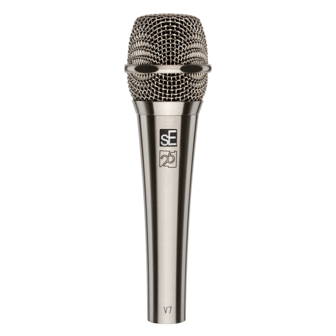 sE Electronics V7 NICKEL Supercardioid Studio-grade Hand-held Microphone 25th Anniversary Edition