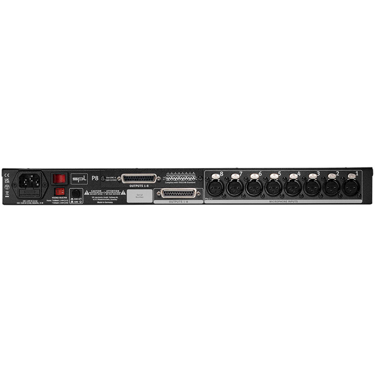 SPL Audio P8 8-Channel Microphone Pre