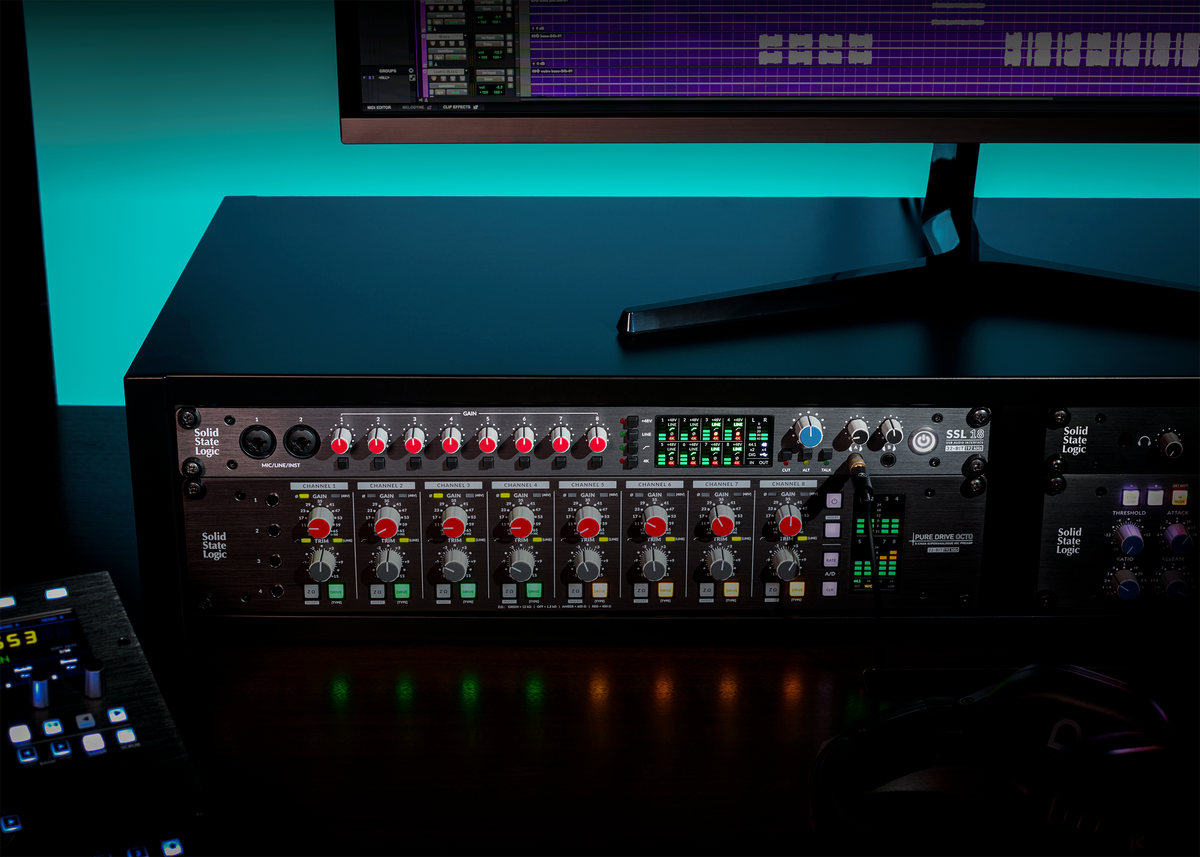 SSL 18 - 26-in / 28-out, high-performance USB audio interface