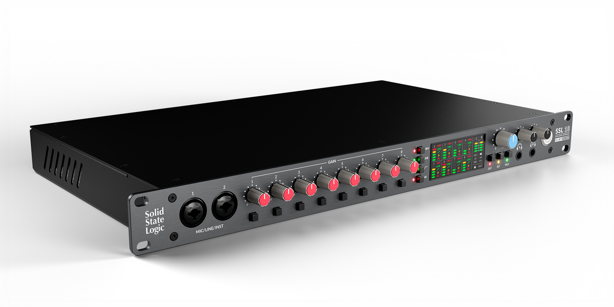 SSL 18 26-in / 28-out, high-performance USB audio interface