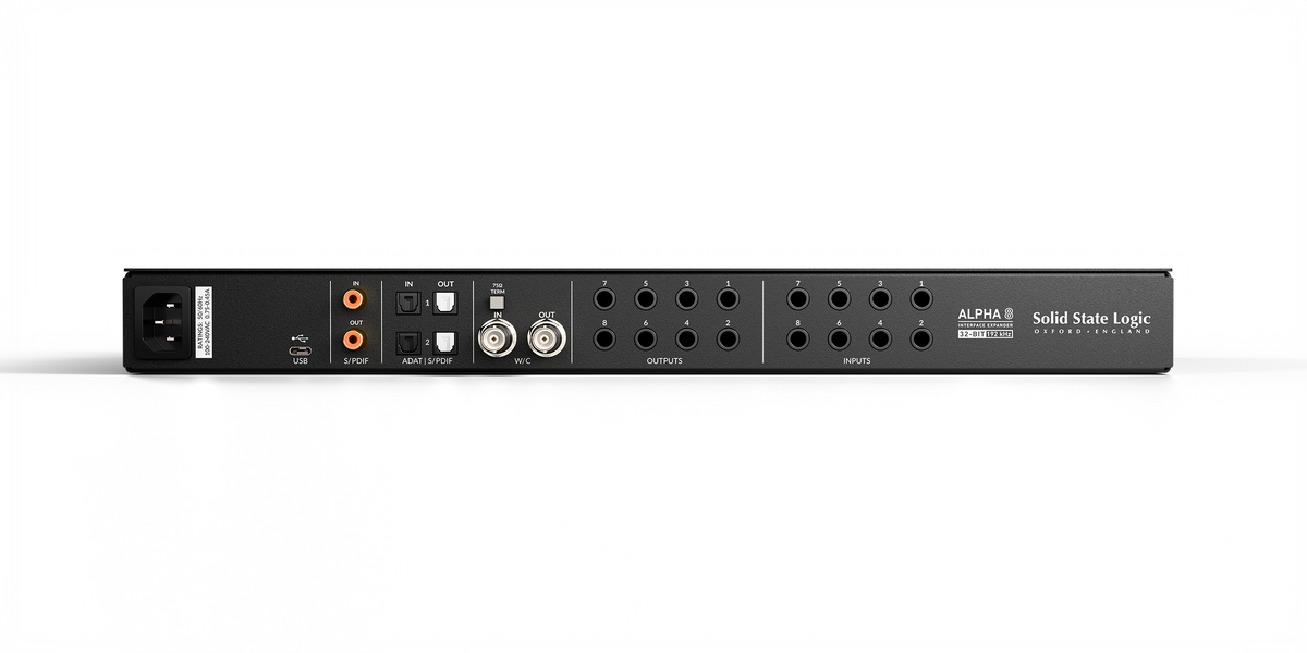 SSL Alpha 8 Interface - 8-in/8-out Professional-Grade AD/DA Convert