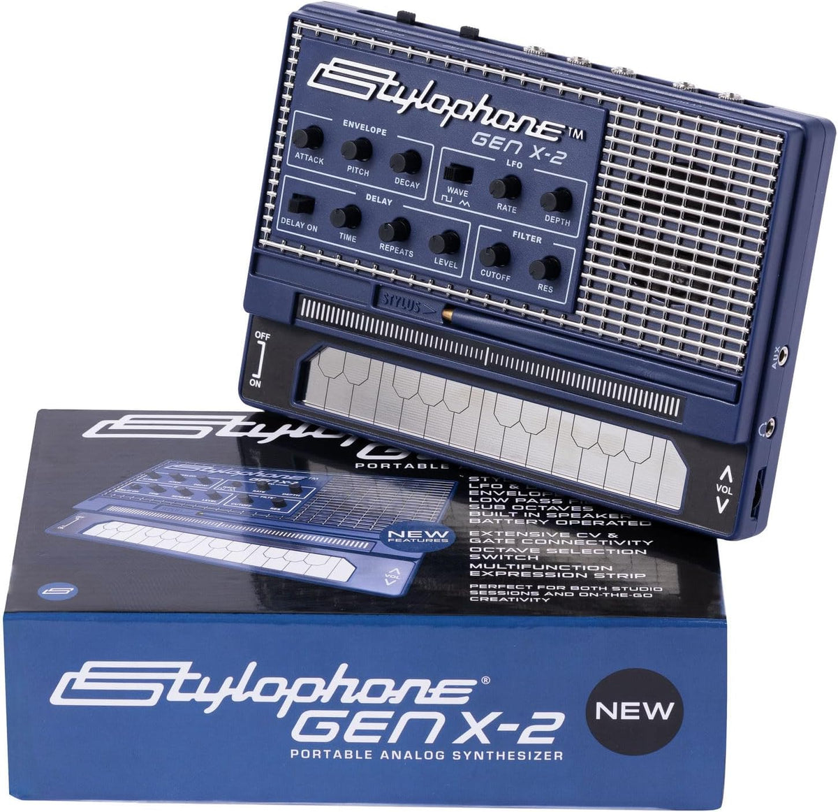 Stylophone GEN X-2 Portable Analogue Synthesizer with Built-in Speaker