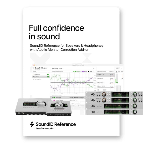Sonarworks SoundID Reference Studio Edition with Apollo Monitor Correction Add-On (Download)