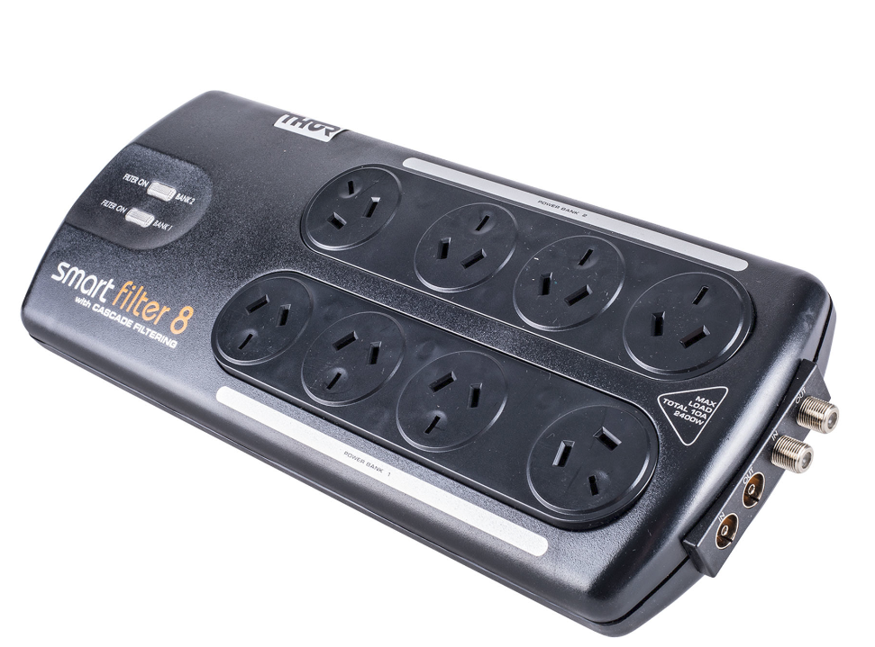 Thor Smart Filter 8. Universal Filter and Surge Protector. Cascade Filter Tech
