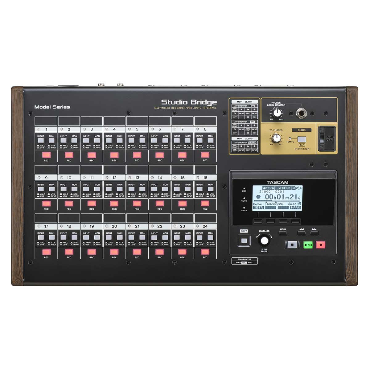 Multitracks Controller Tascam Studio Bridge Multitrack Recorder / USB Audio Interface - Sounds ...