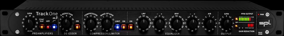 SPL TrackOne MK3 Channel Strip w/ Premium Lundahl Transformers