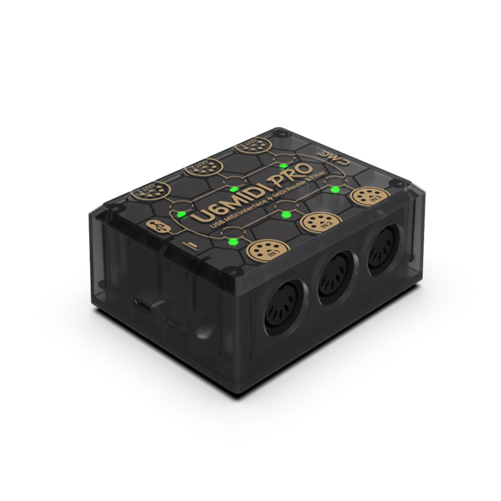 CME U6MIDI Pro USB + MIDI Interface MIDI router + filter via Free Software