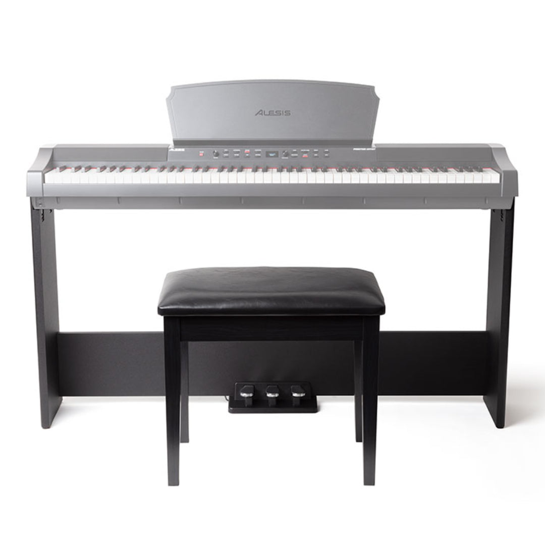 Alesis AHB-1 Wooden Piano Stand w/ 3 Pedals and Bench