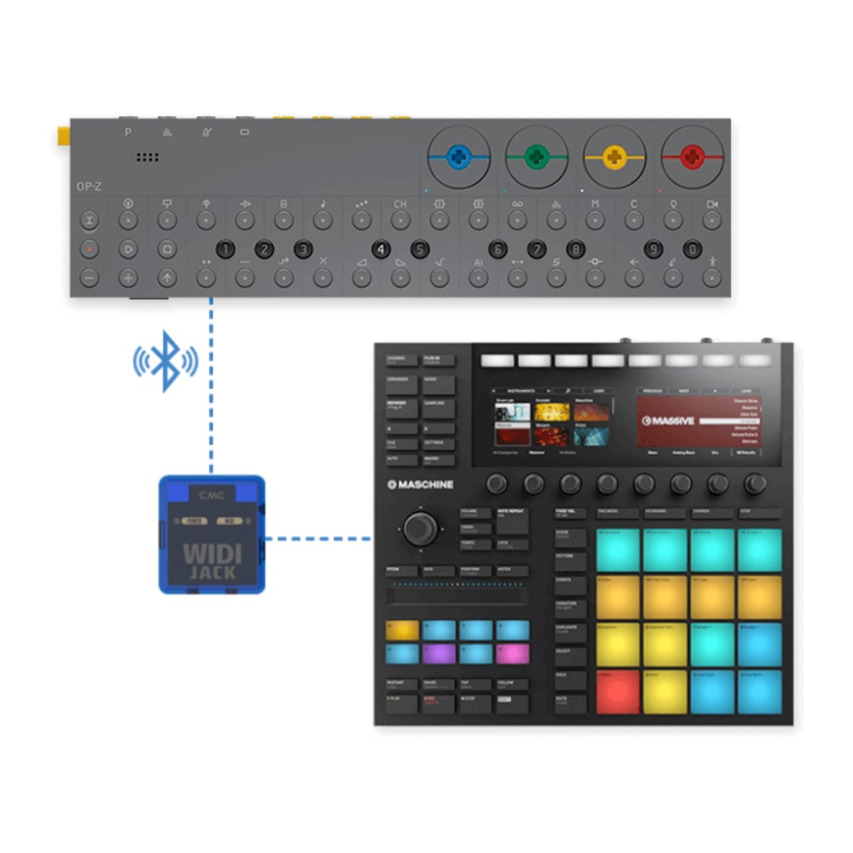CME WIDI Jack Advanced Wireless MIDI Ultra-low latency premium Bluetooth MIDI