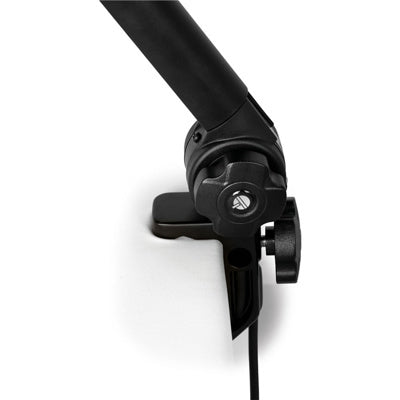QuikLok A26 BK Microphone desk arm with mic cable for studio applications - Black