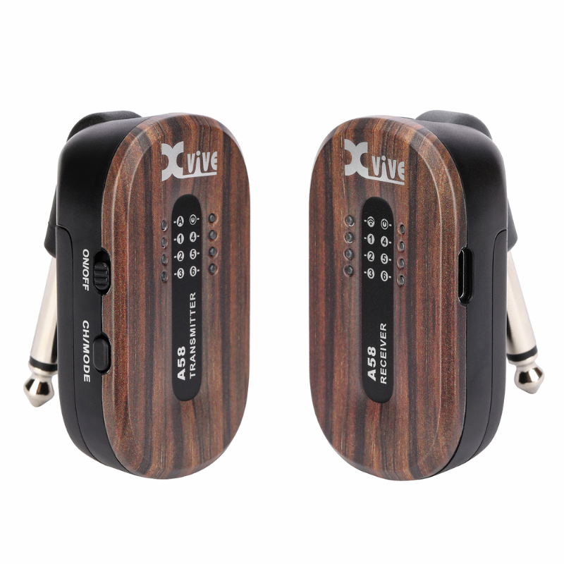 XVIVE A58 Wireless Guitar System 5.8GHZ - Rosewood