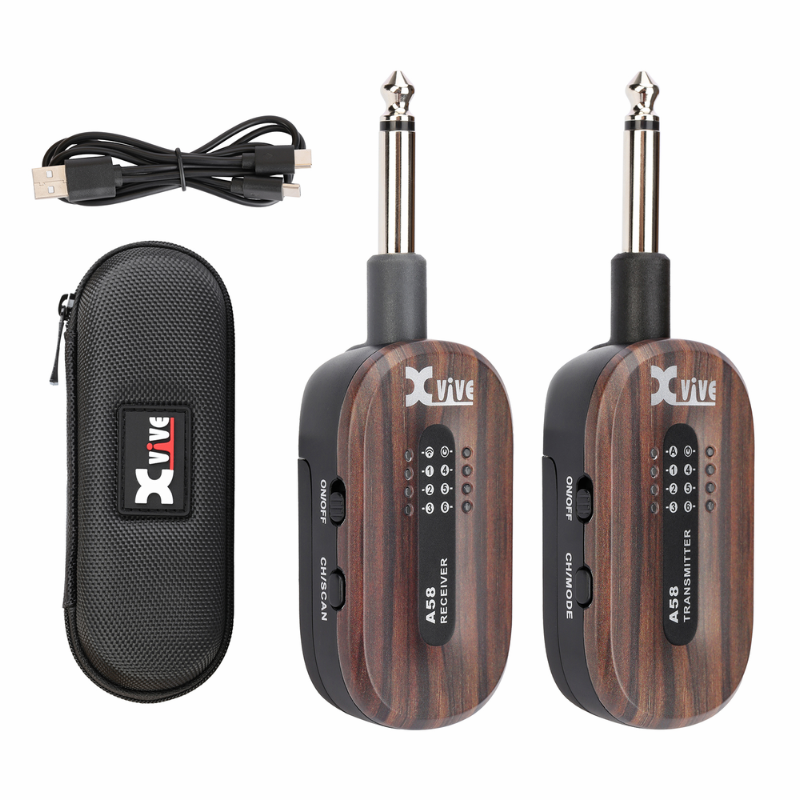 XVIVE A58 Wireless Guitar System 5.8GHZ - Rosewood