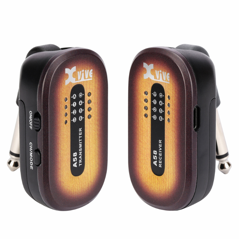 XVIVE A58 Wireless Guitar System 5.8GHZ - Sunburst