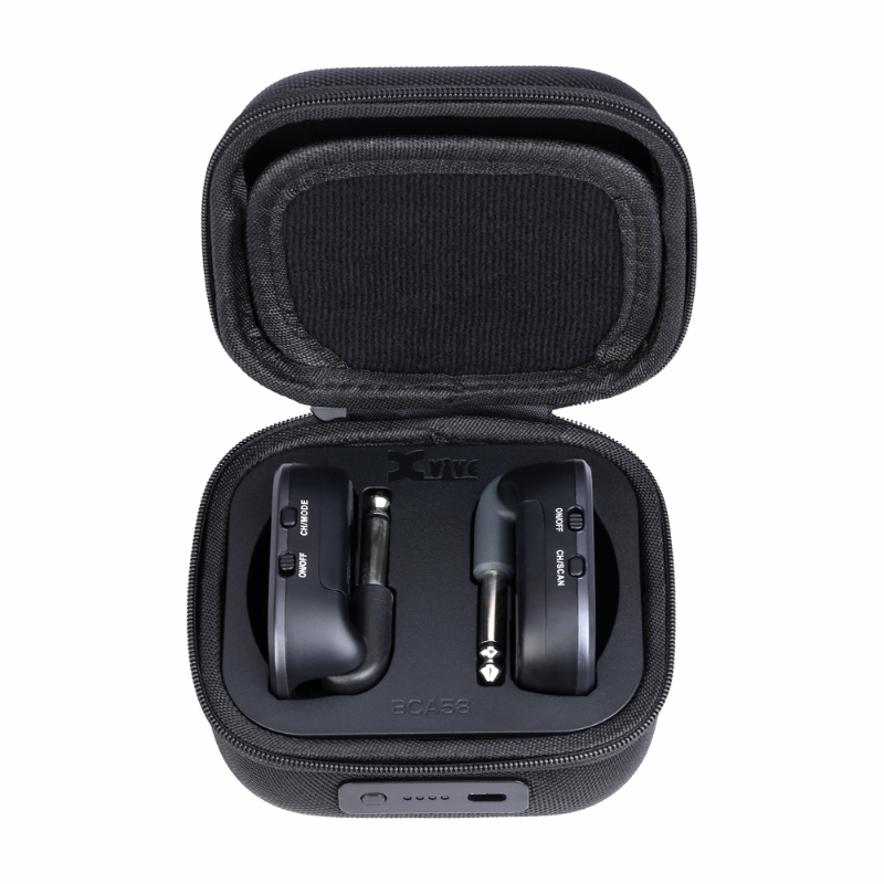XVIVE A58 Wireless Guitar System & BCA58 Battery Case Bundle