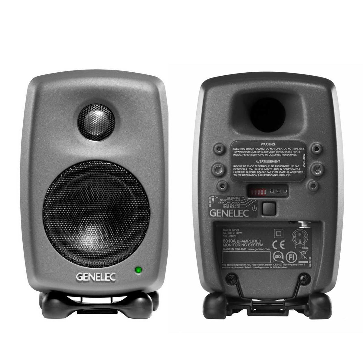 Active Studio Monitors - Genelec 8010A Studio Monitors PAIR
