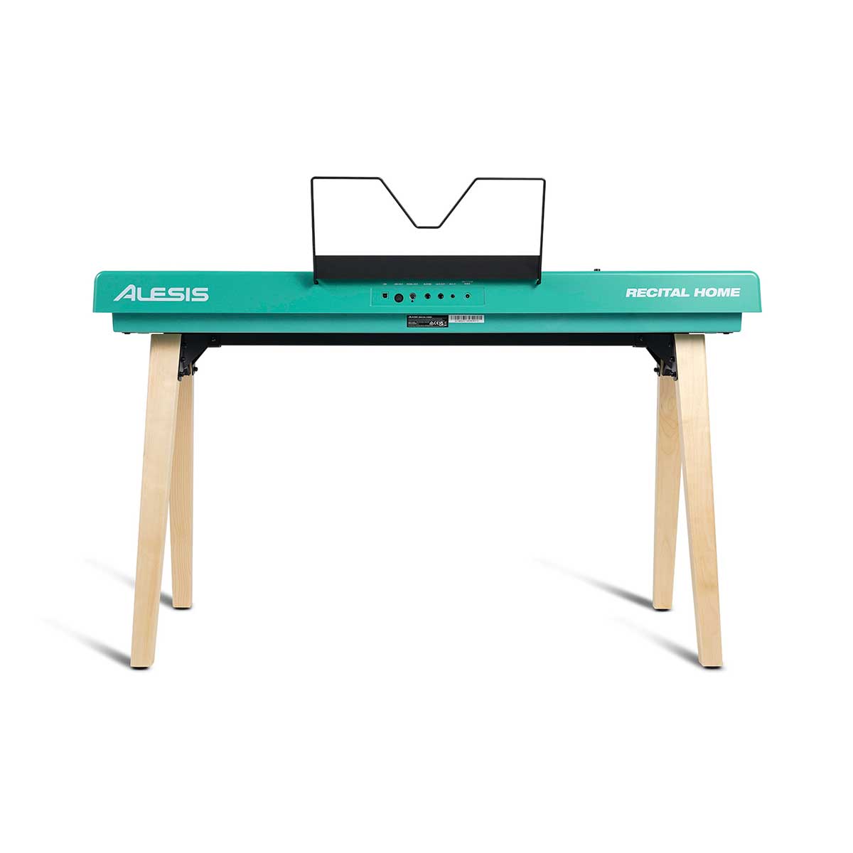 Alesis Recital Home 88-Key Contemporary Digital Piano with Wood Stand Turqoise