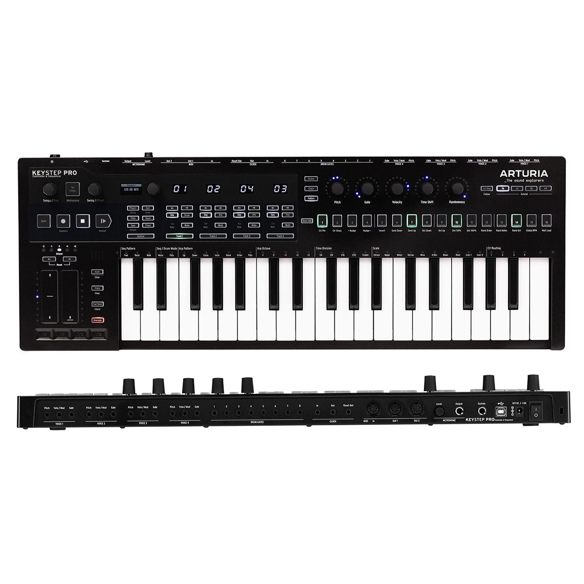 Arturia Keystep Pro Keyboard Sequencer Chroma Limited Edition