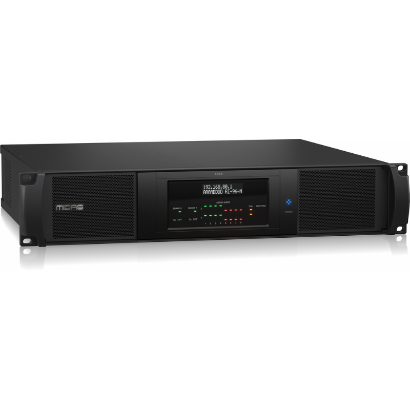 Midas AS88 Dual HMAC to 8 PORT Dual Redundant AES50 Converter