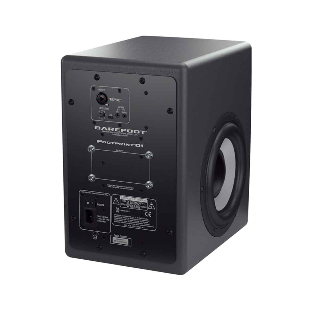 Barefoot Footprint01 Gen2 – 8″ Dual Force 500W 3-Way Active Near-Field Monitors (Pair)