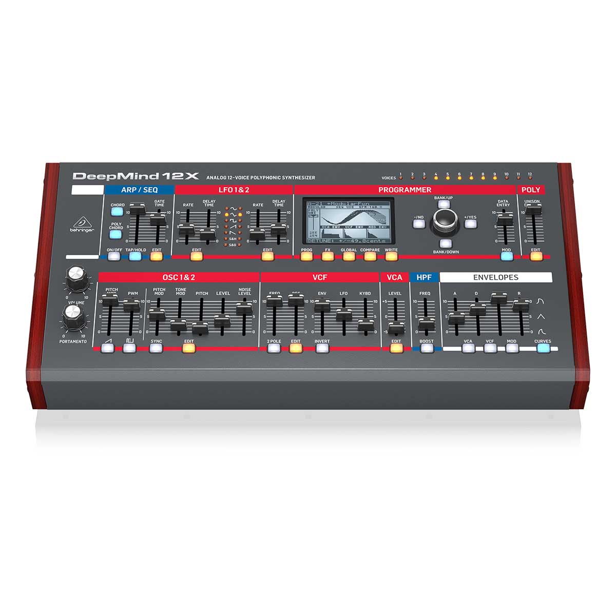 Behringer DEEPMIND 12XD Analog 12-Voice Polyphonic Desktop Synthesizer