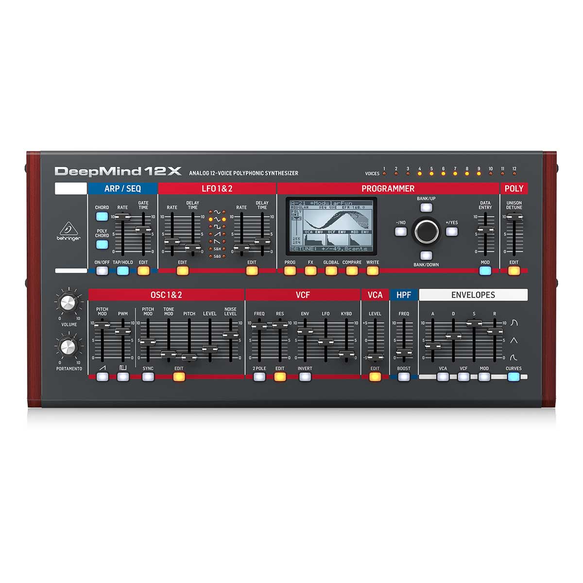 Behringer DEEPMIND 12XD Analog 12-Voice Polyphonic Desktop Synthesizer