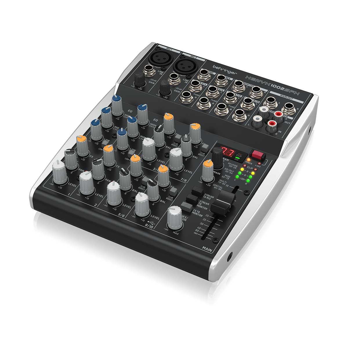 Behringer XENYX 1002SFX 10 Channel Mixer with USB & FX