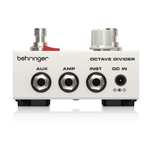 Behringer Octave Divider Classic Analog Octave Divider and Ringer Effects Pedal (Open Box)