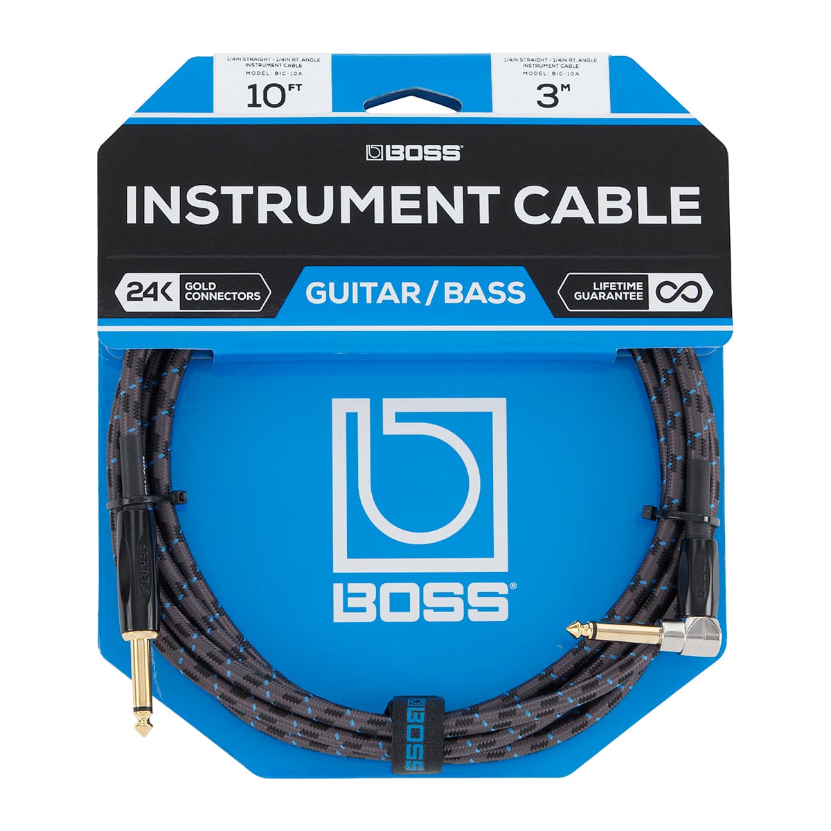 BOSS Instrument Cable - Angled/Straight