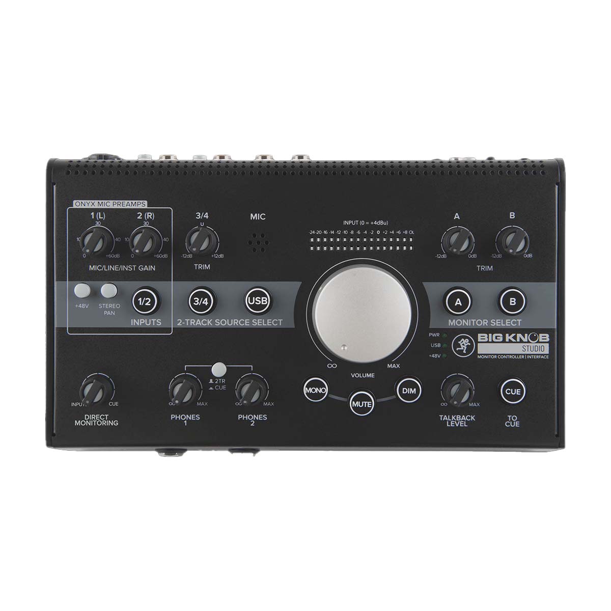 Mackie Big Knob Studio 3x2 Studio Monitor Controller | 192kHz USB I/O
