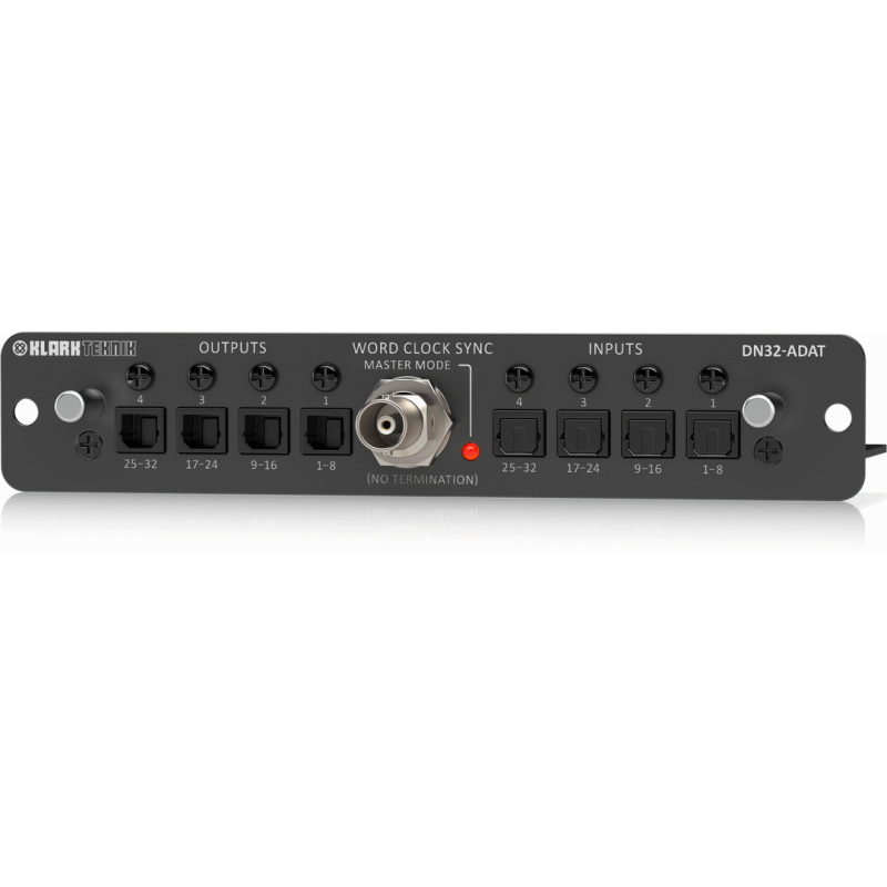 Klark Teknik DN32-ADAT ADAT Expansion Module with up to 32 Record/Playback Channels