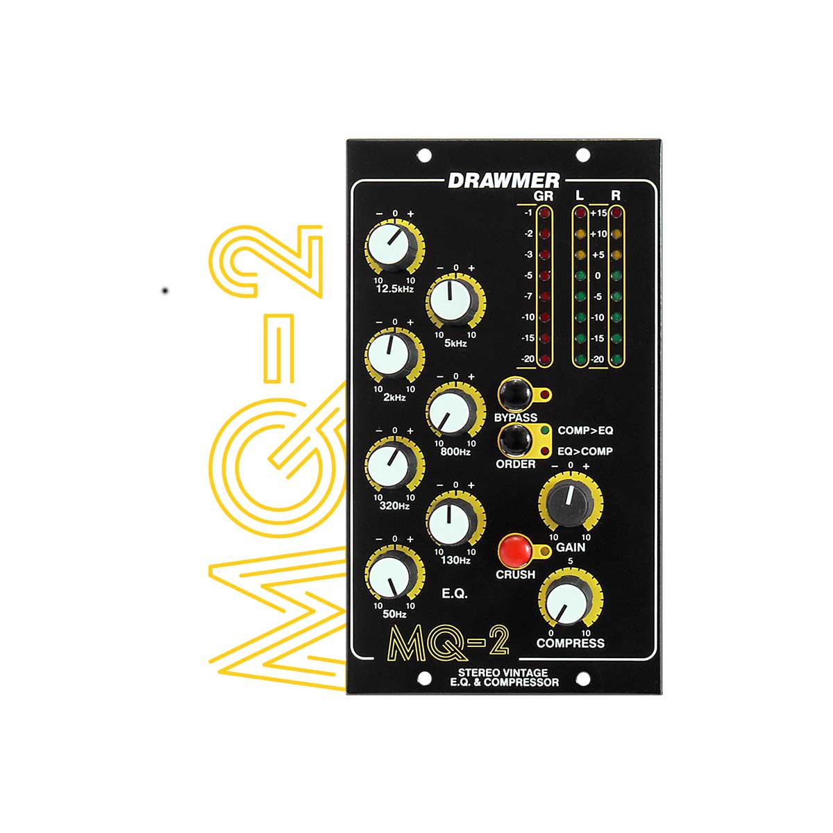 Drawmer MQ-2 Equaliser & Compressor 500 Series Module