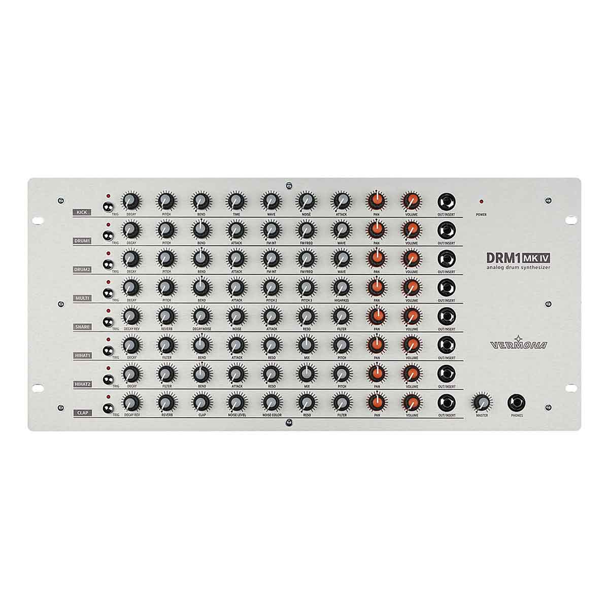 Vermona DRM1 MKIV Analog Drum Synthesizer (Standard Model)