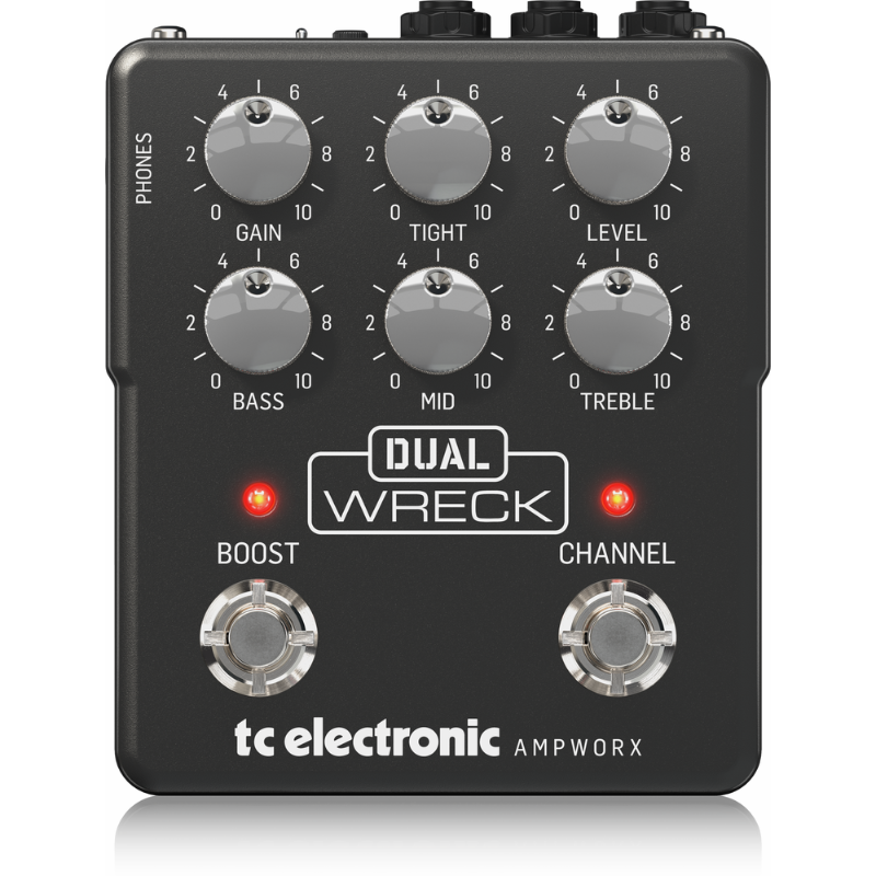 TC Electronic Dual Wreck Dual Channel Guitar Preamp Pedal