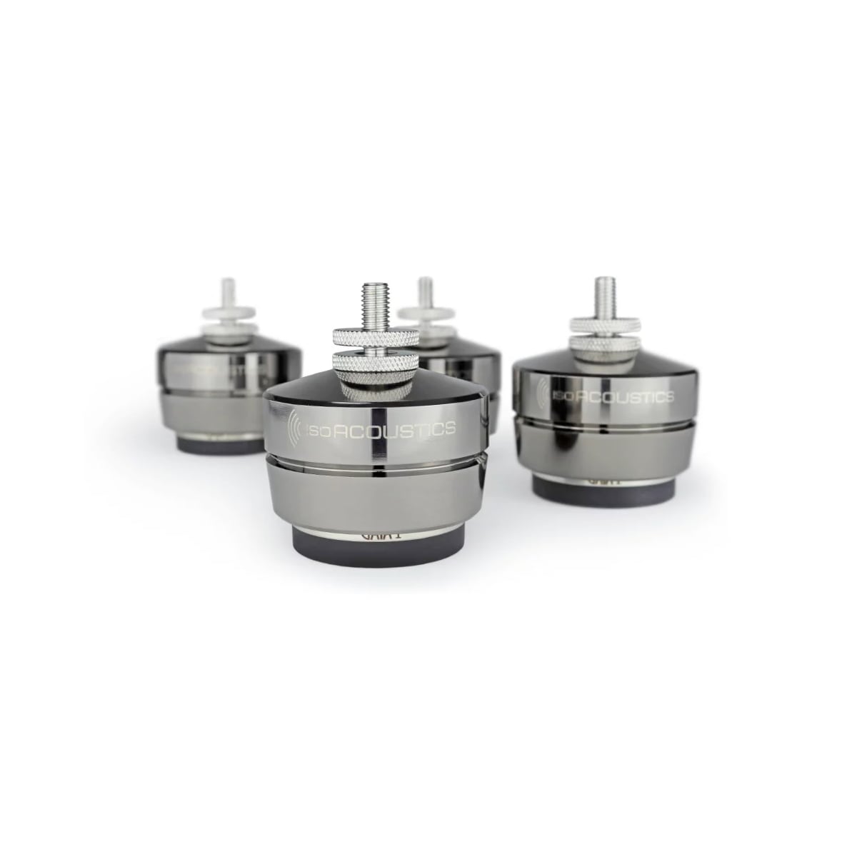 isoACOUSTICS GAIA I Stainless Steel Acoustic Isolation Stands (SET OF 4)
