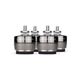 isoACOUSTICS GAIA II Stainless Steel Acoustic Isolation Stands (SET OF 4)