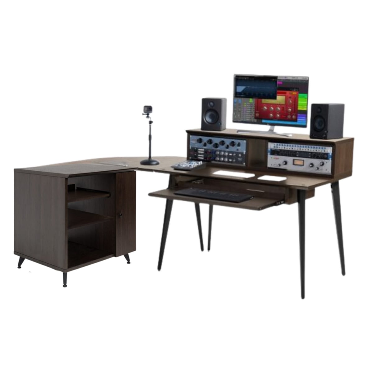 Gator GFW-ELITEDESK-BRN-Set  Elite Furniture Set Brown