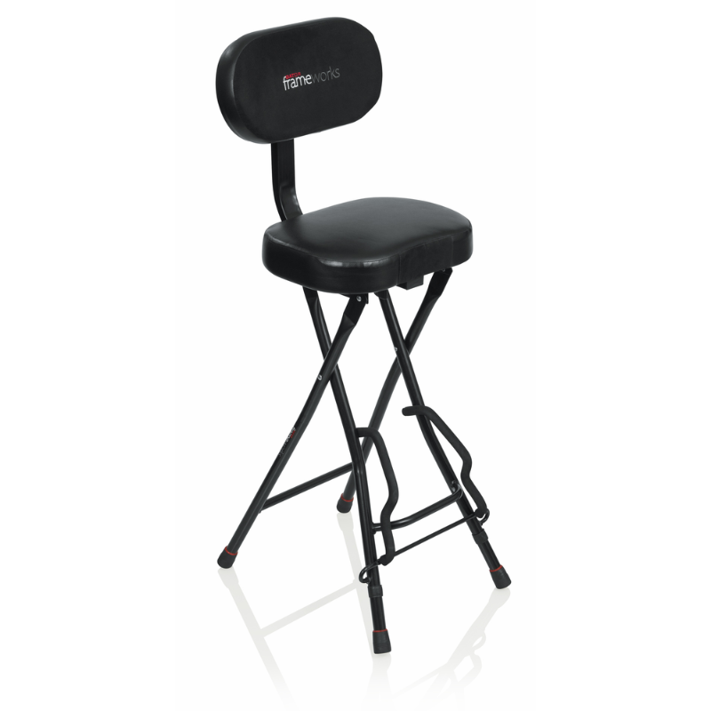 Gator Frameworks Combination Guitar Performance Seat and Single Guitar Stand