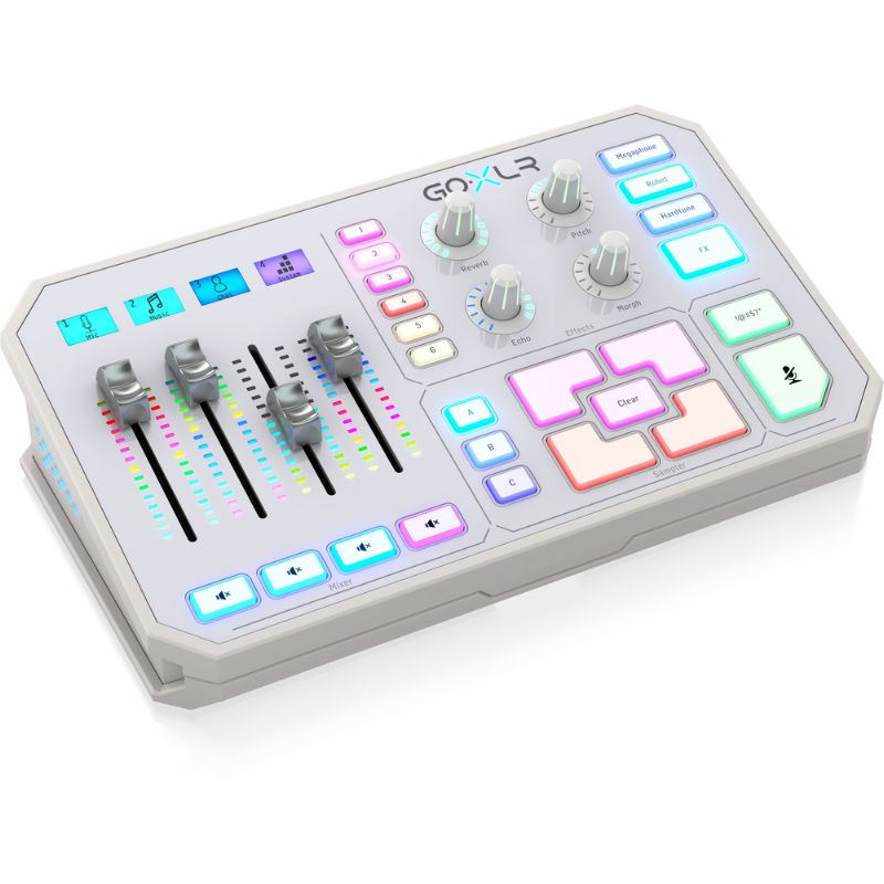 TC Helicon GO XLR White Online Broadcast Platform - White
