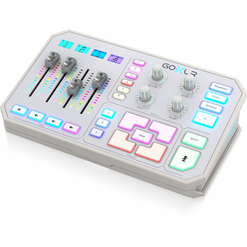 TC Helicon GO XLR White Online Broadcast Platform - White